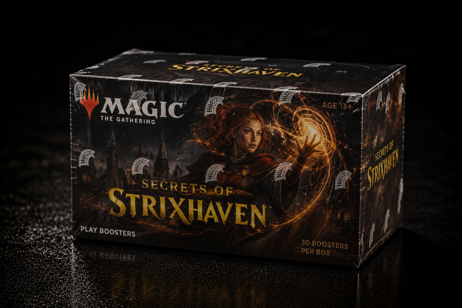 Magic: The Gathering – Secrets of Strixhaven Play Booster Box | 30 Packs | Arcavios School of Magic Set