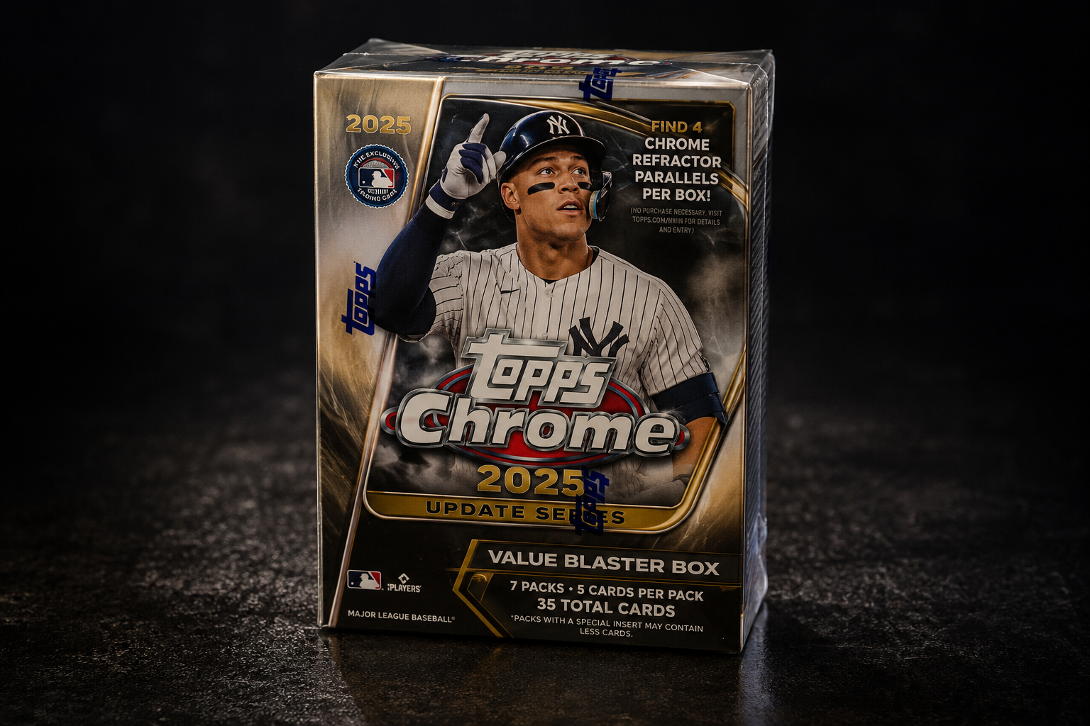 2025 Topps Chrome Baseball Update Series Value Blaster Box | Factory Sealed MLB Edition
