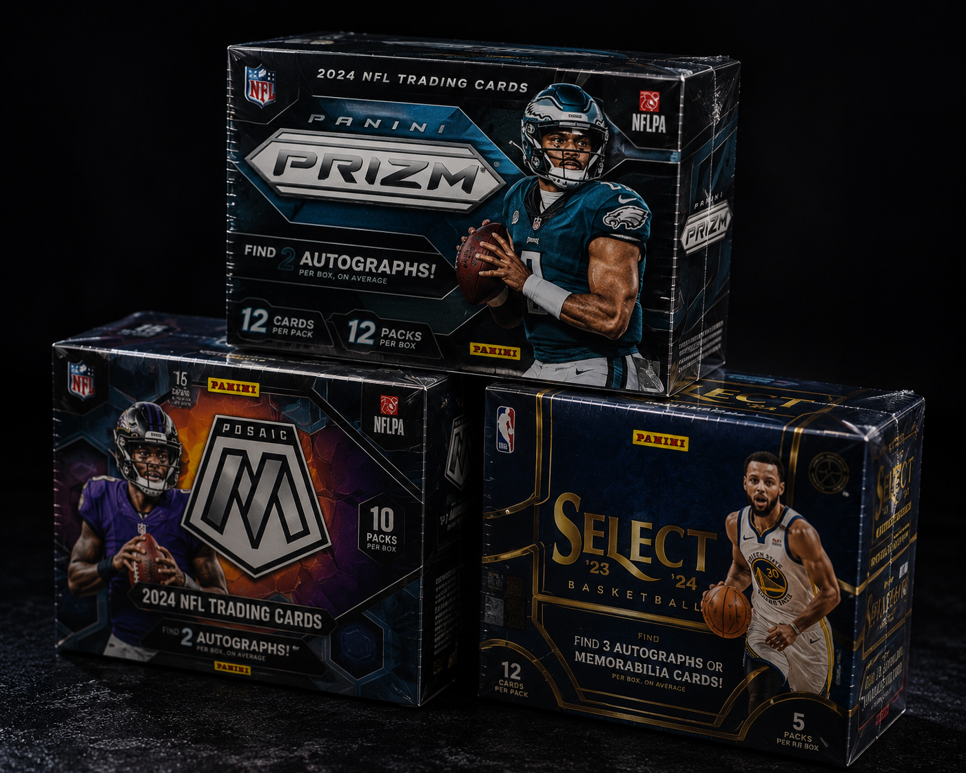 Panini Trading Card Boxes